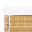 Safavieh Horus Wicker and Rattan Dining Set in Natural / White