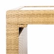 Safavieh Horus Wicker and Rattan Dining Set in Natural / White
