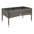 Safavieh Abdul 4Pc Wicker and Rattan Living Set in Gray / Brown / White
