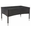 Safavieh Abdul 4Pc Wicker and Rattan Living Set in Black / Light Gray