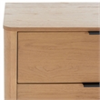Safavieh Gabrietta 6 Drawer Wood Dresser in Natural / Black