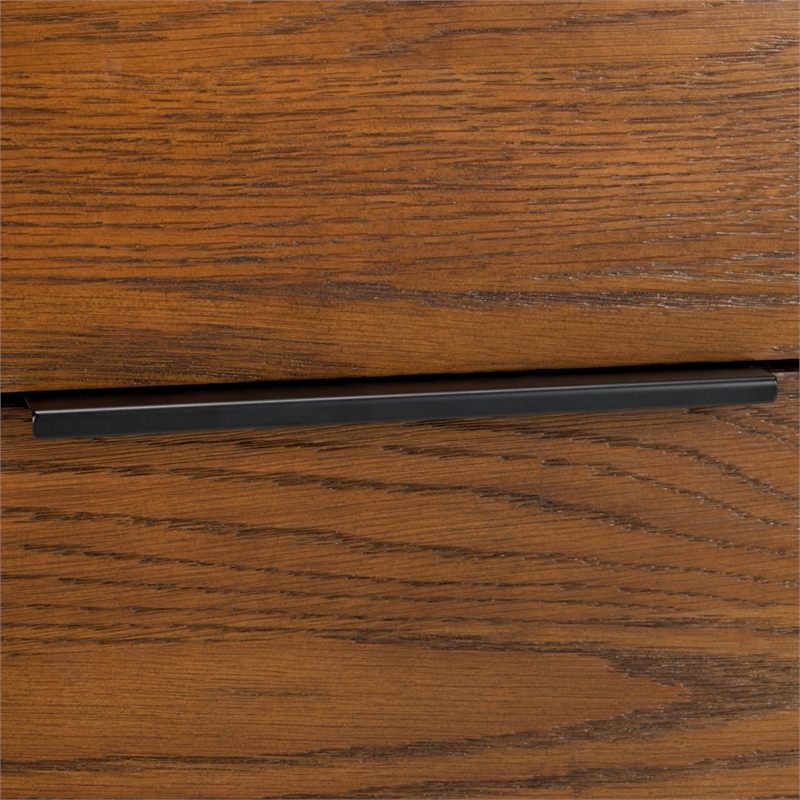 Safavieh Gabrietta 6 Drawer Wood Dresser in Oak / Black