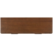 Safavieh Gabrietta 6 Drawer Wood Dresser in Oak / Black