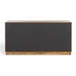 Safavieh Gabrietta 6 Drawer Wood Dresser in Oak / Black