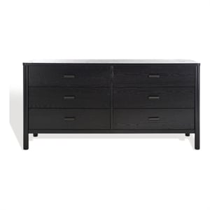 Safavieh Jaylessa Wood and Metal Dresser in Black