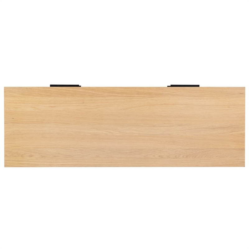 Safavieh Titus 6 Drawer Wood and Metal Stacked Dresser  in Oak