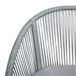 Safavieh Halcott 4Pc Steel and Fabric Living Set in Gray / Gray