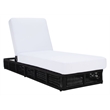 Safavieh Gillian Steel and Fabric Daybed in Black / White
