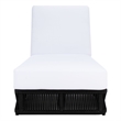Safavieh Gillian Steel and Fabric Daybed in Black / White