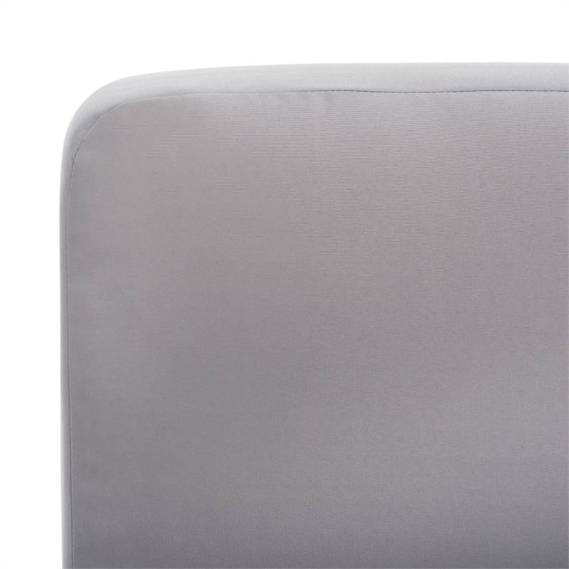 Safavieh Gillian Steel and Fabric Daybed in Gray / Gray