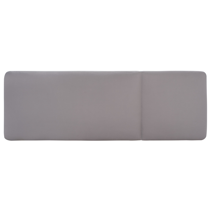 Safavieh Gillian Steel and Fabric Daybed in Gray / Gray