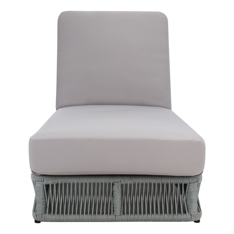 Safavieh Gillian Steel and Fabric Daybed in Gray / Gray