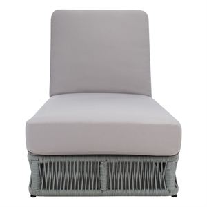 Safavieh Gillian Steel and Fabric Daybed in Gray / Gray