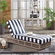 Safavieh Gillian Steel and Fabric Daybed in Tan / Black