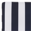 Safavieh Gillian Steel and Fabric Daybed in Tan / Navy