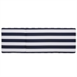 Safavieh Gillian Steel and Fabric Daybed in Tan / Navy