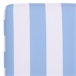 Safavieh Gillian Steel and Fabric Daybed in Tan / Baby Blue