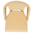 Safavieh California Metal Side Chair  in Natural