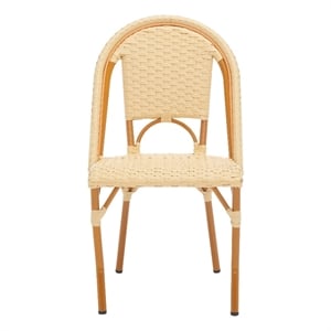 Safavieh California Metal Side Chair  in Natural