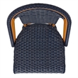 Safavieh California Metal Side Chair in Navy