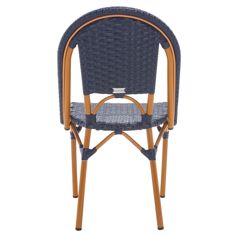 Safavieh California Metal Side Chair in Navy