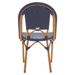 Safavieh California Metal Side Chair in Navy