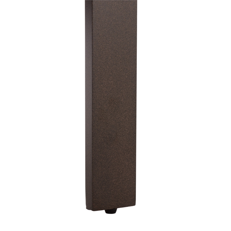 Safavieh Fash Aluminum and Fabric Dining Chair Set of 2 in Brown / Taupe