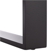 Safavieh Fash 3 Pc Aluminum and Fabric Living Set in Black / Taupe
