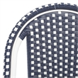 Safavieh California Metal Side Chair  in Navy / Navy