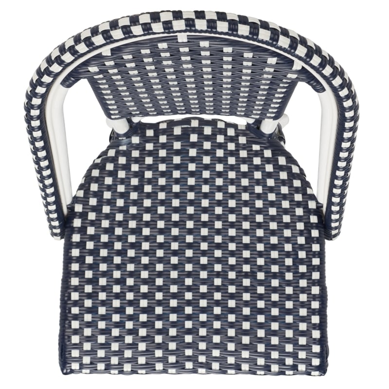Safavieh California Metal Side Chair  in Navy / Navy
