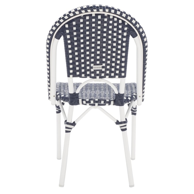 Safavieh California Metal Side Chair  in Navy / Navy