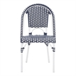 Safavieh California Metal Side Chair  in Navy / Navy