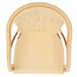 Safavieh California Metal Armchair  in Natural