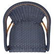Safavieh California Metal Armchair  in Navy