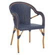 Safavieh California Metal Armchair  in Navy