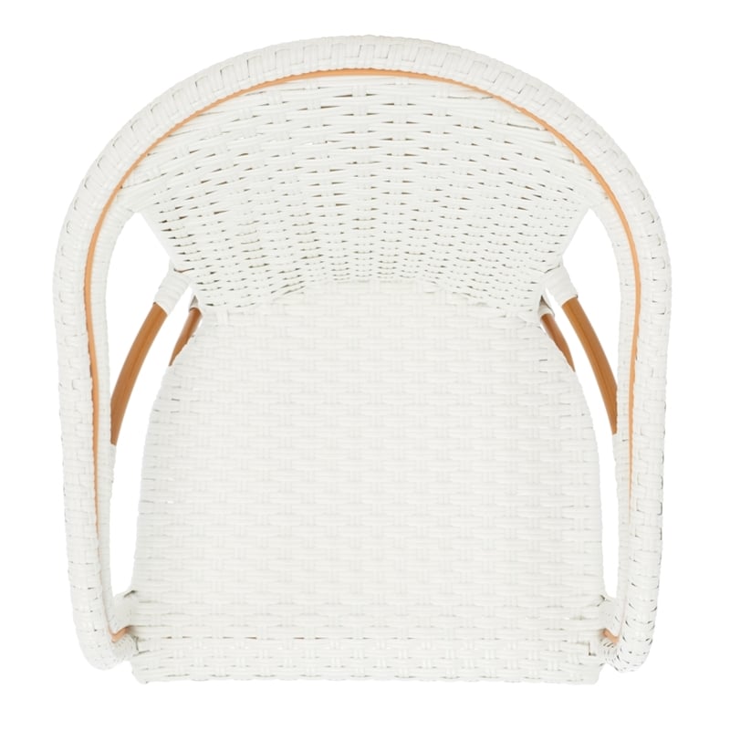Safavieh California Metal Armchair  in White