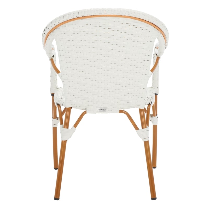 Safavieh California Metal Armchair  in White