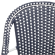 Safavieh California Metal Armchair  in Navy / Navy