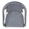 Safavieh California Metal Armchair  in Navy / Navy
