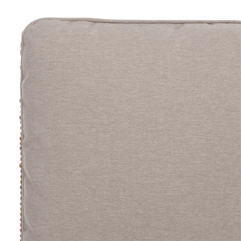 Safavieh Drew Metal and Rattan Lounge Set  in Natural / Taupe
