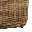 Safavieh Drew Metal and Rattan Lounge Set  in Natural / Taupe