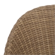 Safavieh Drew Metal and Rattan Swivel Bistro Set  in Natural / Taupe