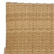 Safavieh Alex Quick Dry Metal and Rattan Foam Lounger in Natural / Taupe