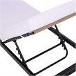 Safavieh Arman Steel and Fabric Lounger w/ Cushion in Black / White
