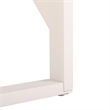 Safavieh Jordan Aluminum Lounger in White / White