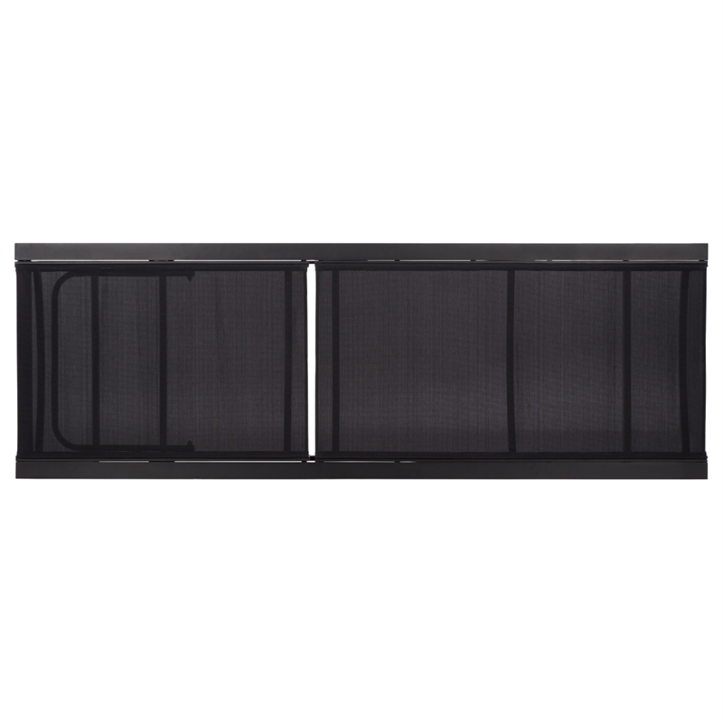 Safavieh Logan Aluminum Lounger in Black / Black