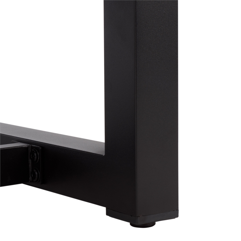 Safavieh Logan Aluminum Lounger in Black / Black