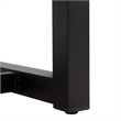 Safavieh Logan Aluminum Lounger in Black / Black