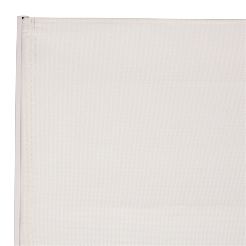 Safavieh Logan Aluminum Lounger in White / White