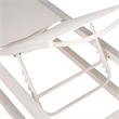 Safavieh Logan Aluminum Lounger in White / White